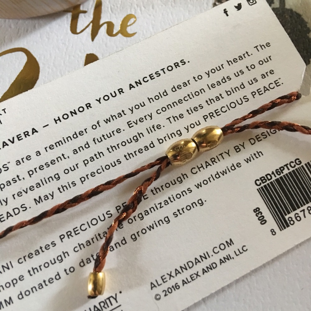 Alex and Ani Calavera Precious Threads Bracelet. - Picture 3 of 3